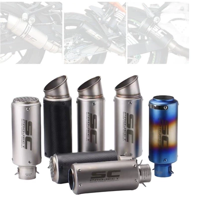 Yamaha Kawasaki Honda üçün modifikasiya edilmiş SC motosiklet səsboğucu borusu