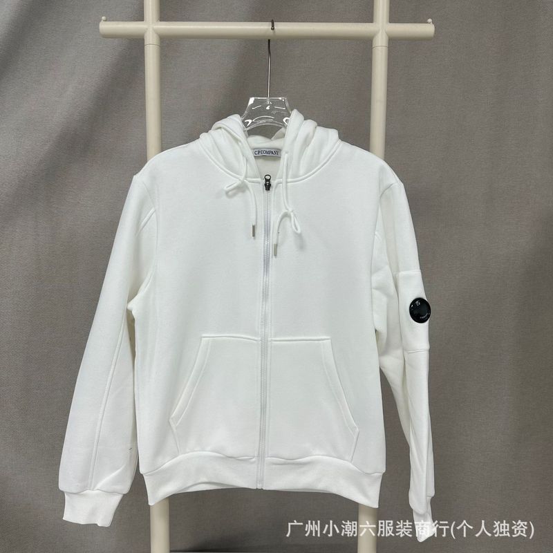 C.Pカーディガンとベルベットのフードが国境を越えて供給されたCompany純色カジュアルカップルのレンズバッジコート男|undefined