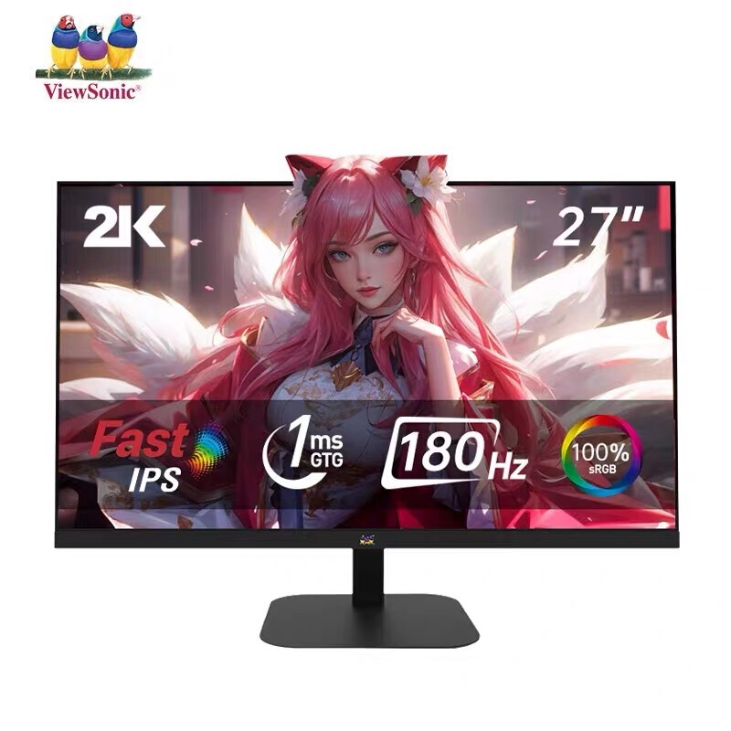 viewsonic Premium Display 27 "2K HD 180Hz Electric Competition High Brush IPS Design Special Display