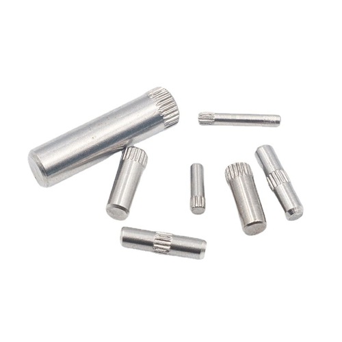 不锈钢滚花销轴销合页销玩具城连接杆锁具圆柱定位销搓花轴滚花销