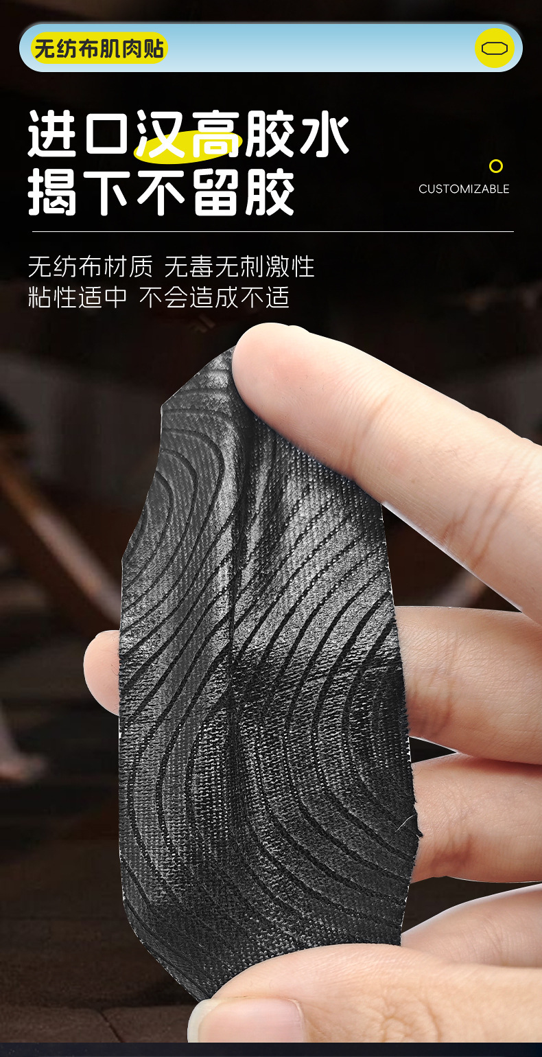 X型异形肌肉贴