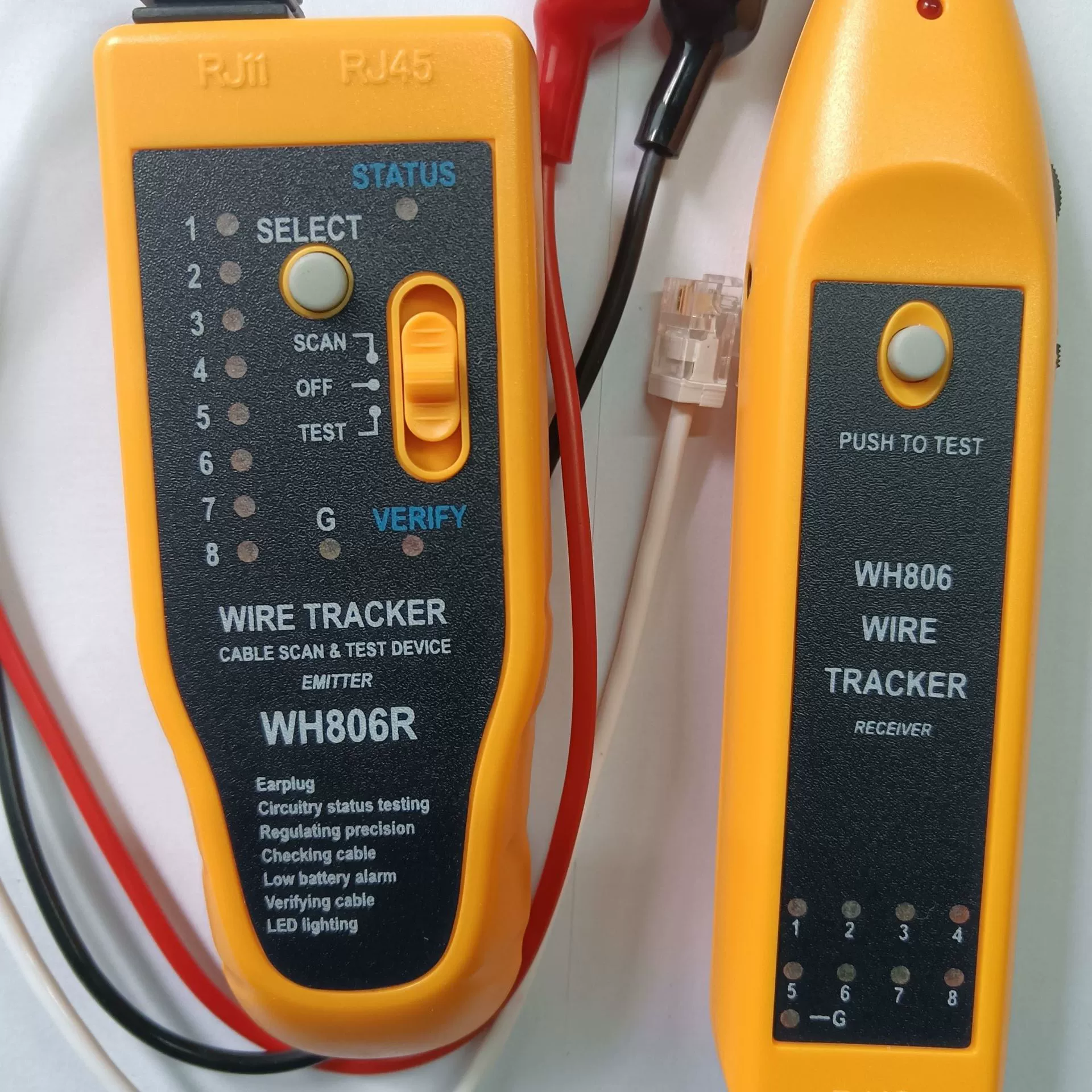 Wire Finder WH806R Line Finder детектор сетевых линий устройство выравнивания линий обслуживание телефонных сетевых кабелей Goldman Sachs Electronics