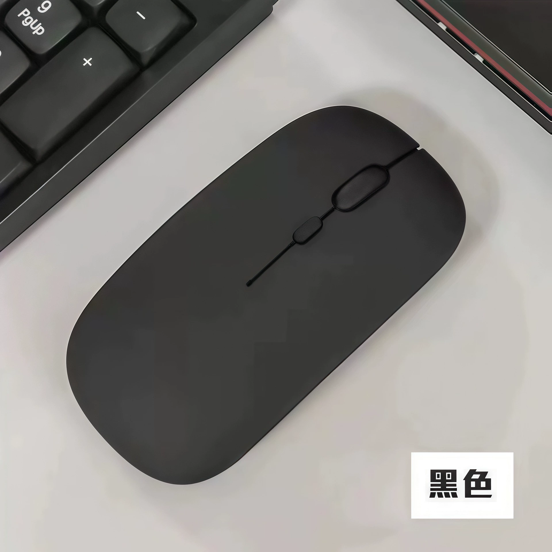 Ультратонкая Bluetooth-мышь Q1/Q2, бесшумная перезаряжаемая или на батарейках, Type-C и 2.4G