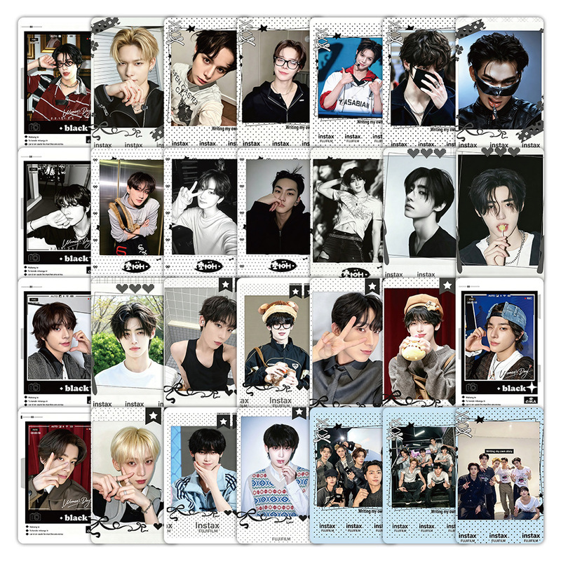 30 ENP Korean boy band high-profile polaroid photos, graffiti celebrity support merchandise envelope seal stickers in bulk 30 ENP Korean boy band high-profile polaroid photos, graffiti celebrity support merchandise envelope seal stickers in bulk