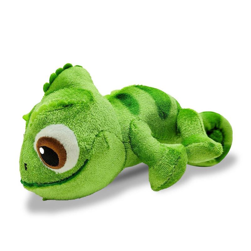 Cross-border pascal shoulder plus with disk base chameleon sitting shoulder magnet lizard plush toy