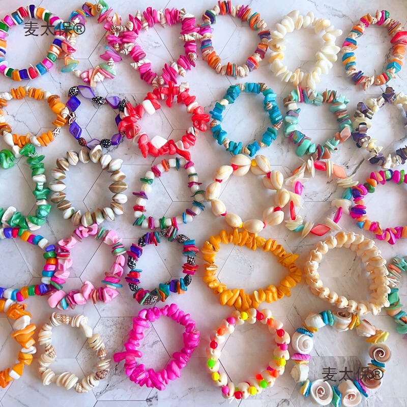 Creative Conch Shell Jewelry Women's Bracelet Crafts Street Stall Tourist Area Souvenir Couple Holiday Metabo