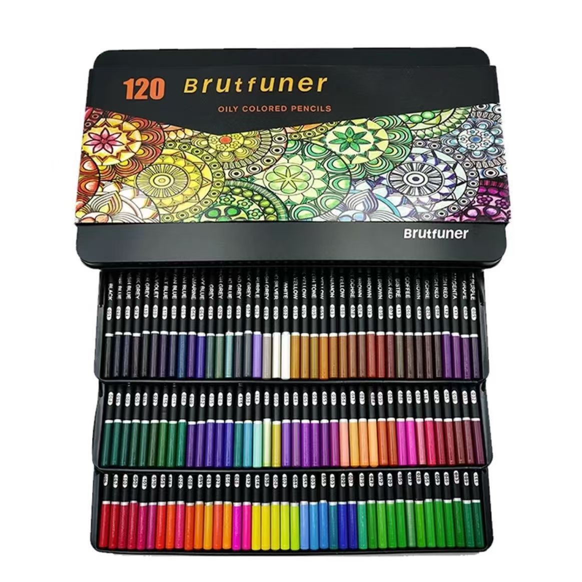 Lápiz de color transfronterizo 260 color aceitoso plomo de color 120 cepillo de plomo de color 520 color 180 color lápiz de color soluble en agua