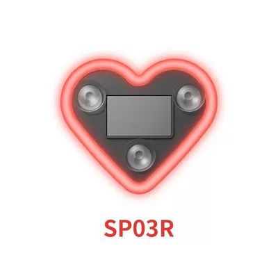 Decoration Love Atmosphere Light Heart-Shaped – Other Automotive Exterior Supplies - red-love-lamp-single-suction-cup-model