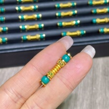 菱镁矿万能轴diy材料编织手绳串珠项链挂件手链文玩配件饰品