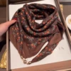 Deep Coffee [Little Rural Flower ~ Magnetic Cotton Cotton Towel]