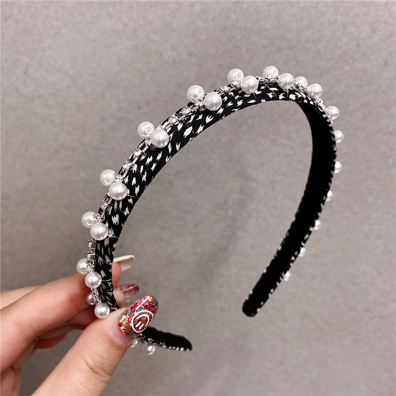 Korean Version Textured Leopard Print Hair Band Spring Clip Hair Band display picture 13
