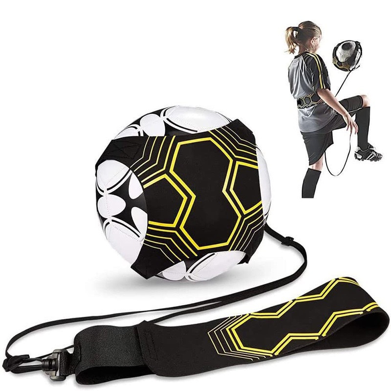 Nuevo caliente 3D entrenamiento de fútbol conjunto barball con barball dispositivo auxiliar kick entrenamiento con swing Correa bolsa de pelota