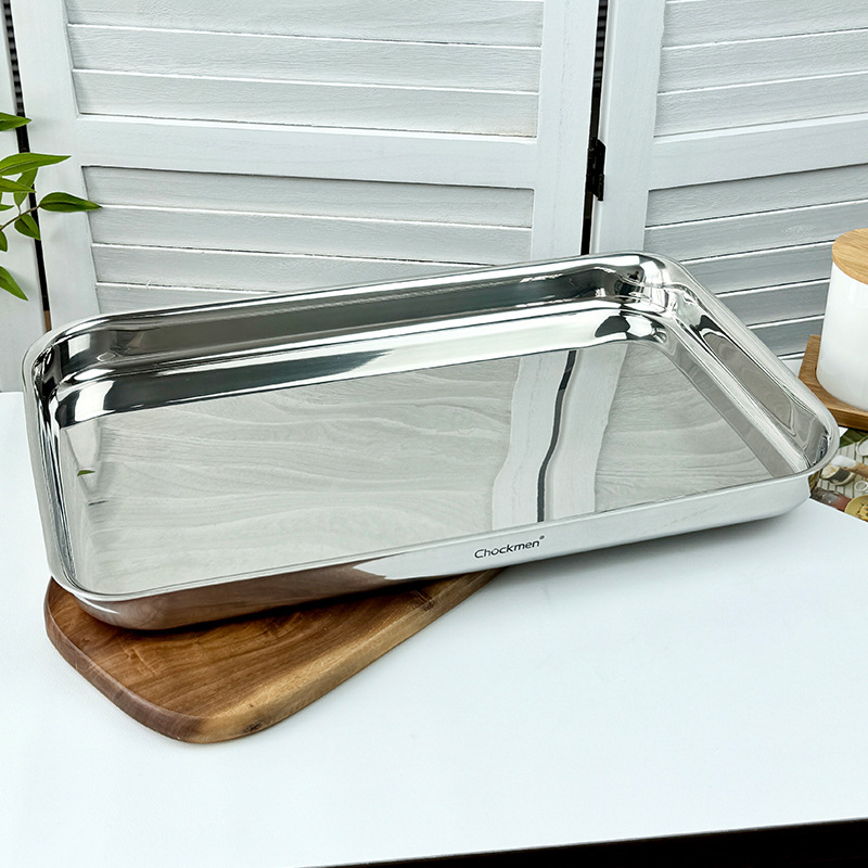 Chockmen Zhuo Deming 18 / 10 horno electromagnético de acero inoxidable 45cm bandeja de pescado asado