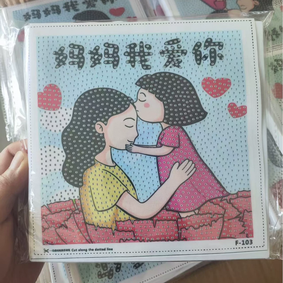 Новогодняя праздная алмазная живопись diy handmade Богиня День наклейки для солнц. день матери цветочные картины праздничные подарки