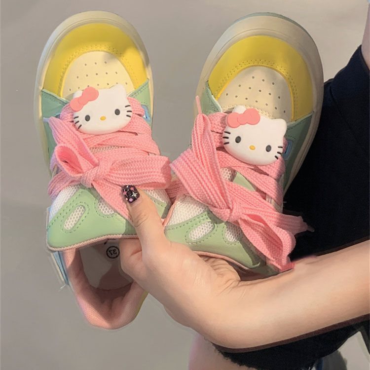 Melard Autumn Sneakers for Women, Macaron Cream Ice Cream Style, Versatile Casual Shoes, Sports Running Shoes, Trendy Melard Autumn Sneakers for Women, Macaron Cream Ice Cream Style, Versatile Casual Shoes, Sports Running Shoes, Trendy