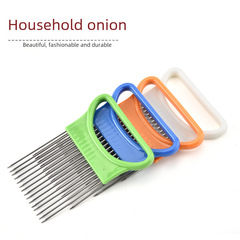 Factory Direct Supply Stainless Steel Onion Needle, Meat Floss Needle, Vegetable Fruit Slicer Holder, Creative Tool Onion Picker