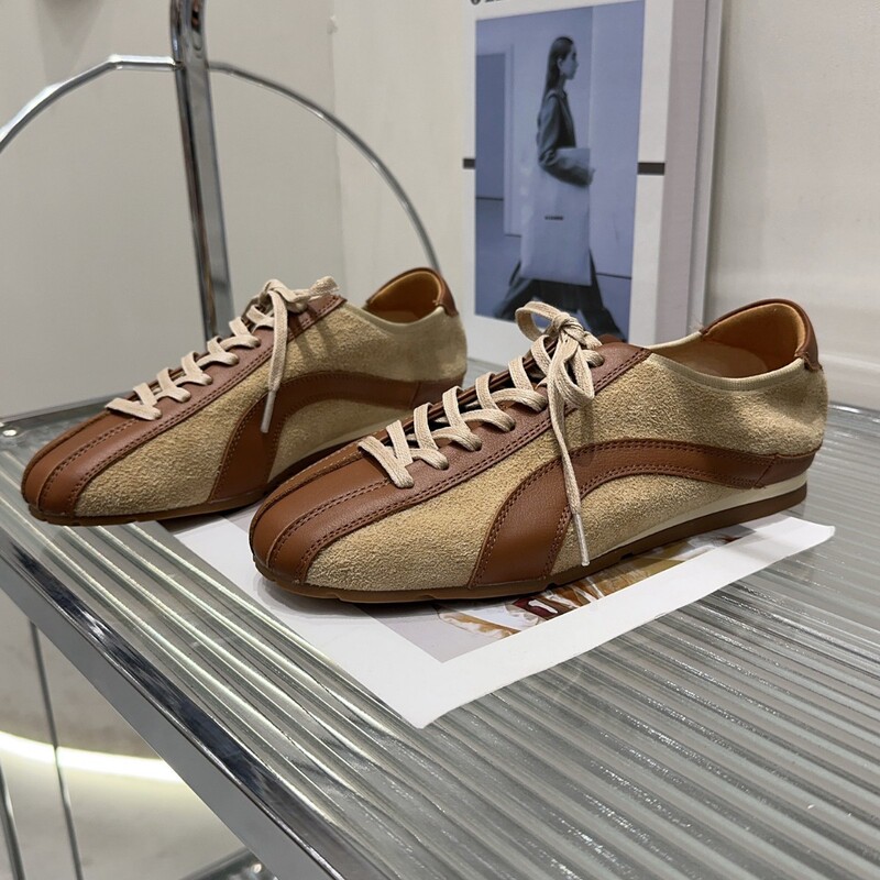 2026 Autumn Vintage Women's German Training Shoes, Melard Color Block Suede Flat Casual Shoes, Versatile Forrest Gump Sneakers 2026 Autumn Vintage Women's German Training Shoes, Melard Color Block Suede Flat Casual Shoes, Versatile Forrest Gump Sneakers