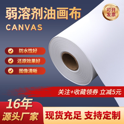 260 Weak solvent canvas Decorative painting wholesale Fiber Oil Painting Frame canvas Matte