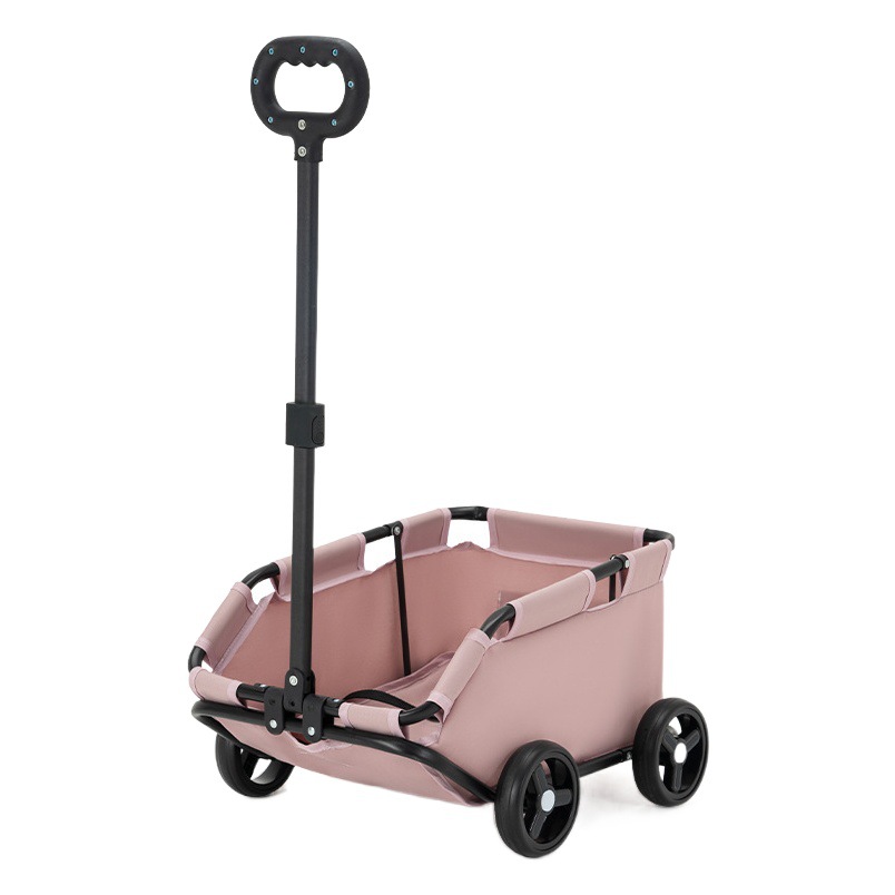 Pequeño cochecito para mascotas perro gato peluche cochecito de bebé viaje mascota perro coche transfronterizo ligero plegable
