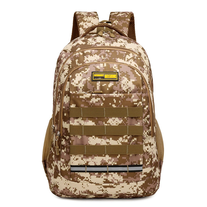 [Shake the same model] Summer camp expand backpack camouflage camouflage backpack Student outdoor large capacity backpack