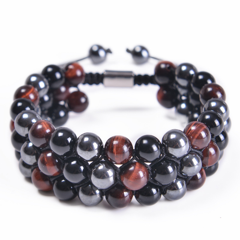 Mode Bunt Achat Perlen Unisex Armbänder 1 Stück display picture 4