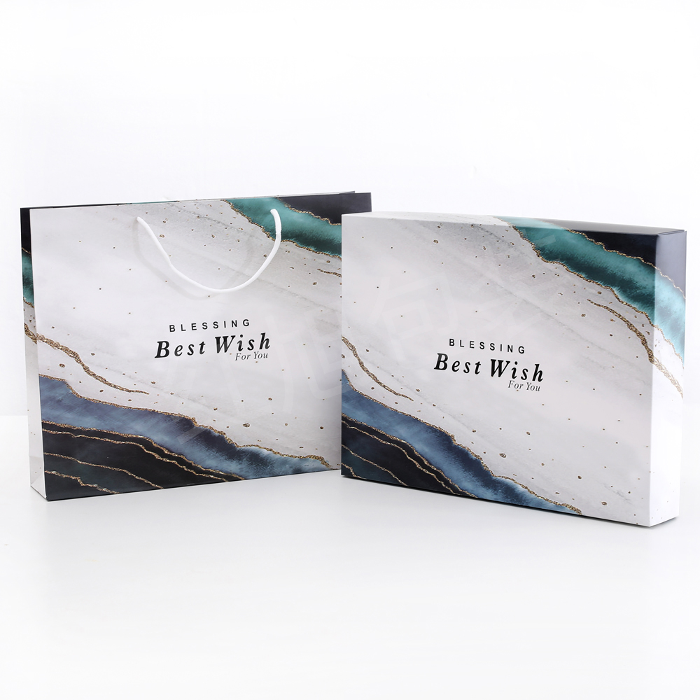 Toallas de baño de tres piezas caja de embalaje vacía caja de regalo de boda caja de regalo portátil de ventana abierta