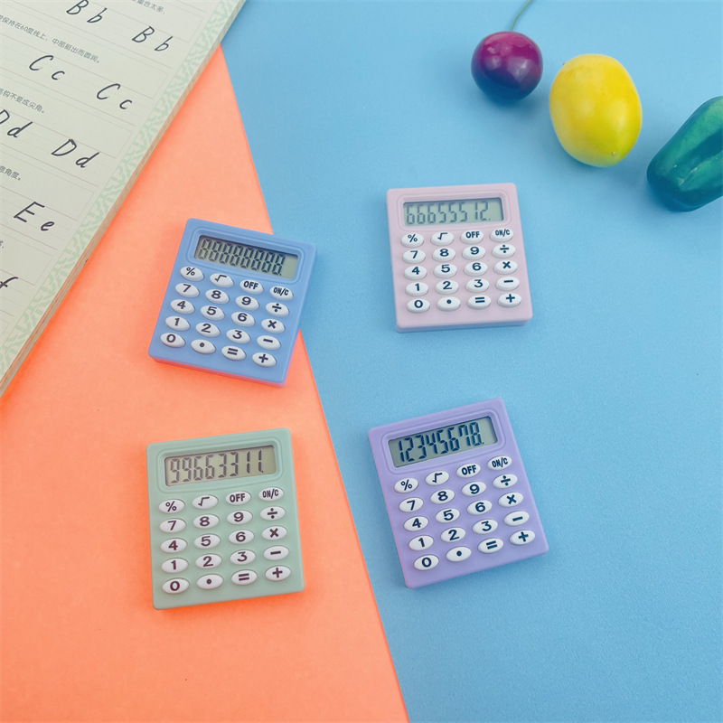 Small Square Calculator Macaron Color Student Stationery Arithmetic Pocket Mini 8-Bit Silent Exam Small Calculator Small Square Calculator Macaron Color Student Stationery Arithmetic Pocket Mini 8-Bit Silent Exam Small Calculator