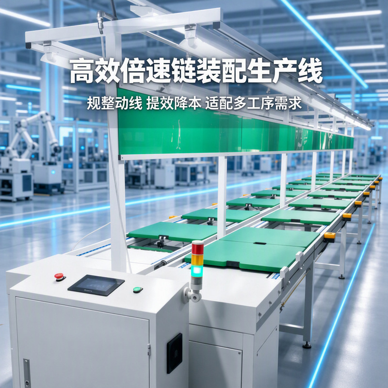 Double-Layer Speed-Increasing Chain Production Line, Automated Speed-Increasing Chain Assembly Line, New Energy Pack Assembly Line, Non-Standard