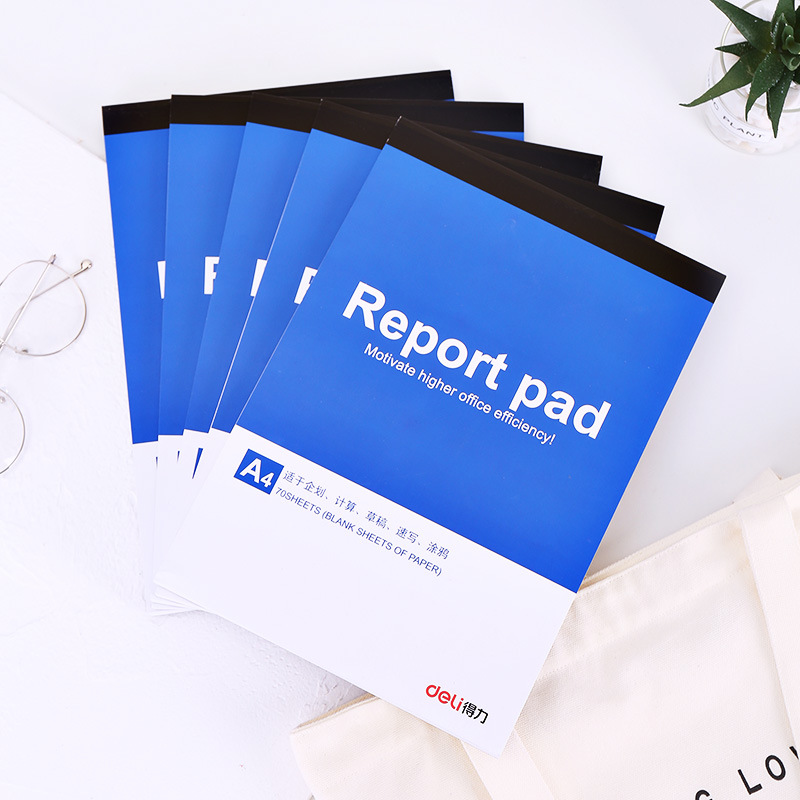 得力7711便簽本195*279mm信簽本便條本空白筆記本日記本畫批發