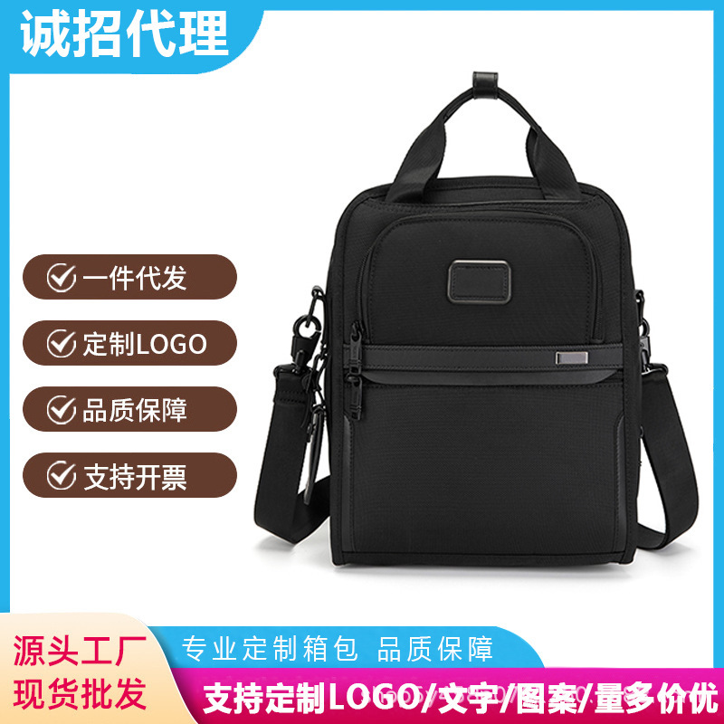 Cross-Border 2024 New Men's Shoulder Bag Alpha3 Series Ballistic Nylon Multi-Functional Business Briefcase Crossbody