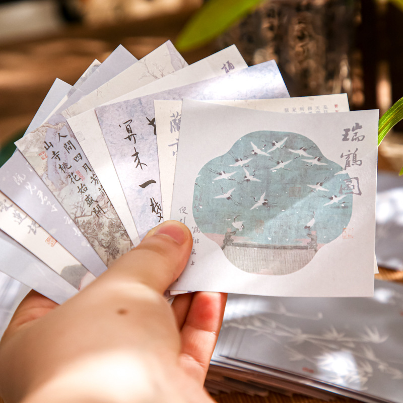 Sr. Papel nota en caja vida flotante un día Serie de ocio Literatura oriental tema gran capacidad Nota de Estudiante