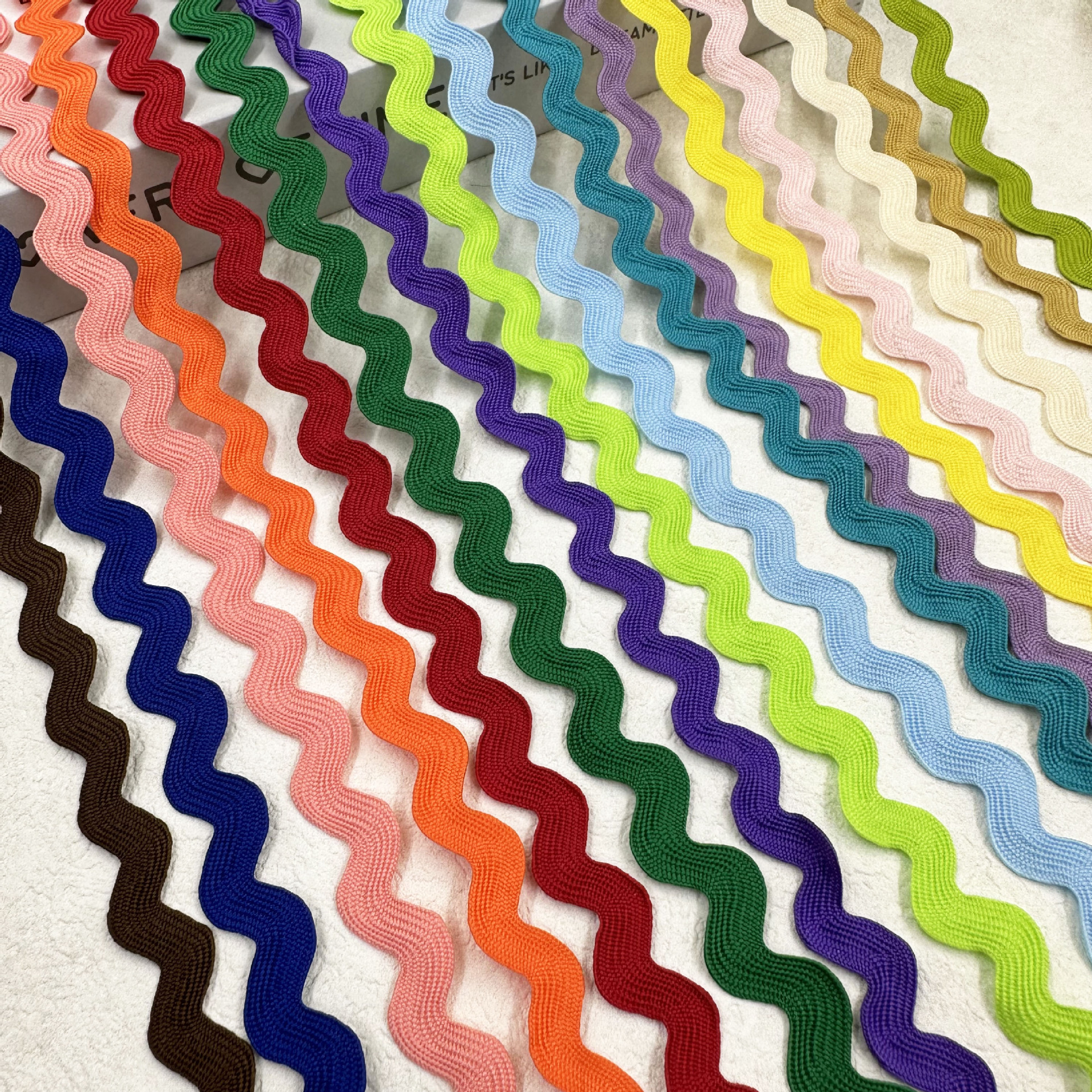 8mm onda sólida en forma de S curva banda de encaje cortina sombrero ropa infantil joyas de boda accesorios de ropa