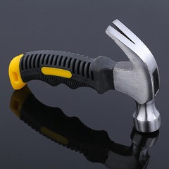 Sheep horn mini hammer iron hammer nail puller small mallet installation hammer handheld hammer multi-function escape hammer factory wholesale