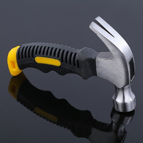 Sheep horn mini hammer iron hammer nail puller small mallet installation hammer handheld hammer multi-function escape hammer factory wholesale