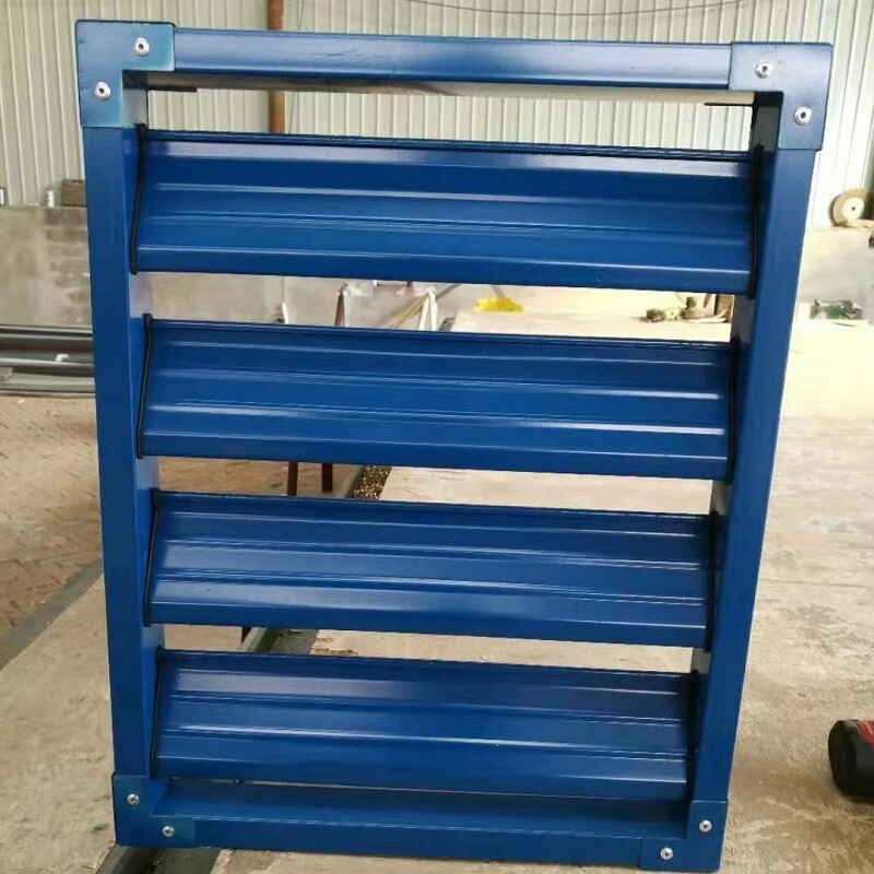 Zinc Steel Blinds Are Rust-Proof, Durable, and Cost-Effective. the Base Material Is Galvanized Profiles, and the Surface Is Coated with Electrostatic Powder Spraying