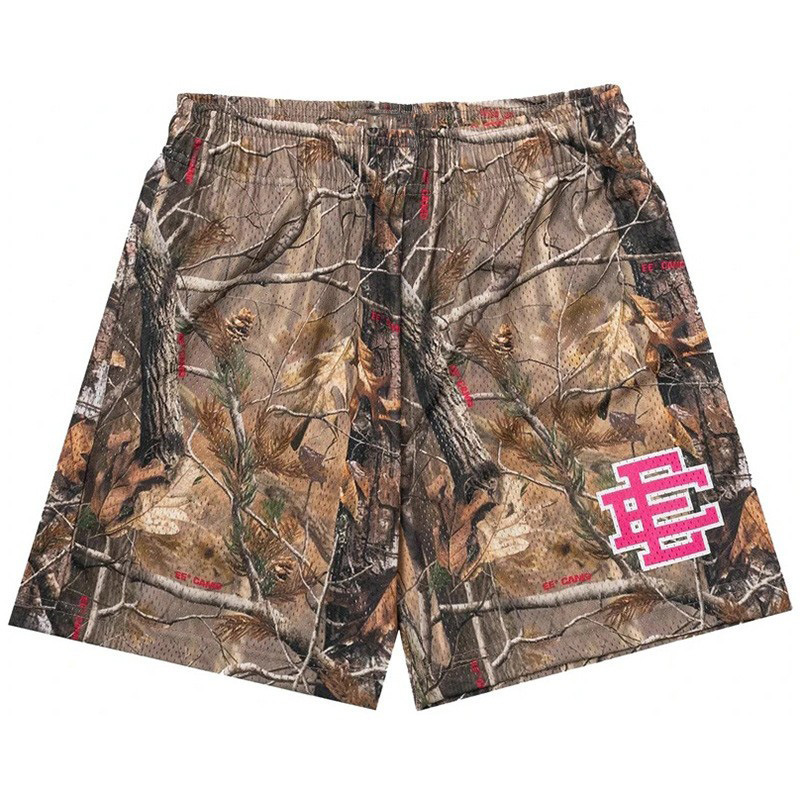 Eric Emanuel EE Pantalones cortos de malla para hombres y mujeres, pantalones de baloncesto deportivo de cuatro puntos