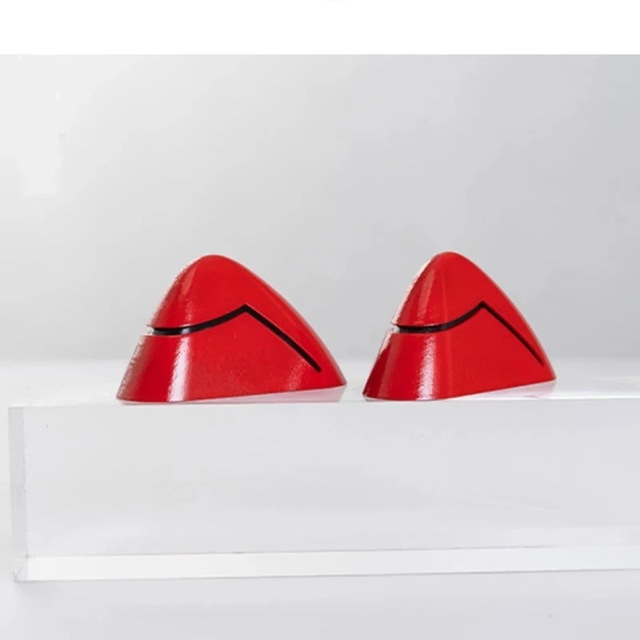 Eva Nuevo Siglo Evangelio Guerrero mingrixiang cos peluca naranja Tigre boca clip doble cola de caballo peluca larga conjunto