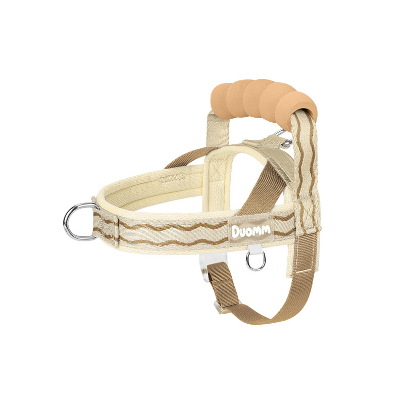 T-Shaped Dog Leash Quick Wear Teddy Breathable Pet Chest Harness for Small to Medium Sized Dogs Summer Dog Walking Harness_voghion.com