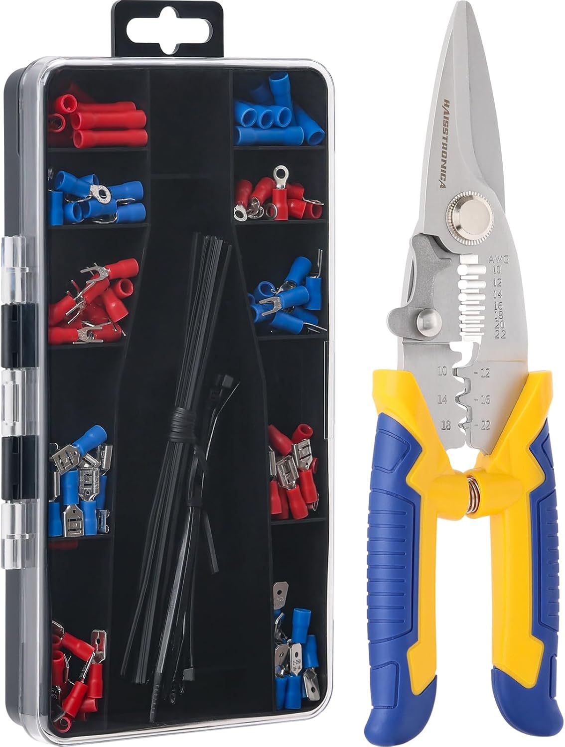 haisstronica Multi-Function Wire Stripper Tool Kit-Include W