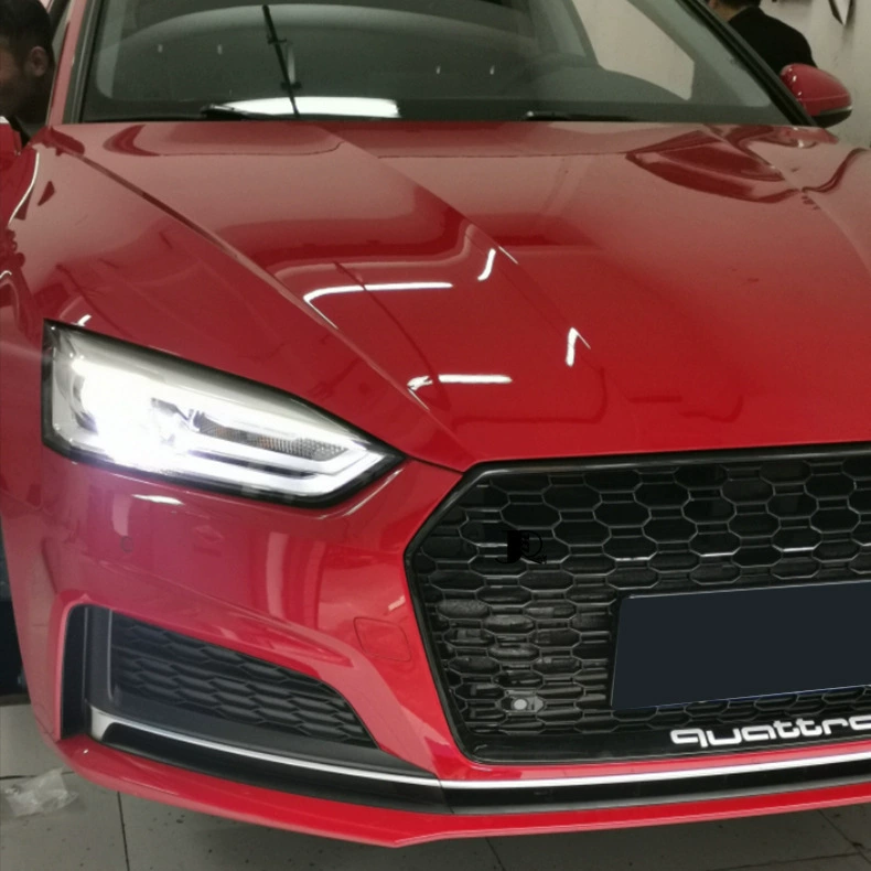 Подходит для Audi A5 17-20 обновление RS5, модифицированная середина решётки, необозначенная сотчатая радиаторная лицевая часть, оптовая продажа