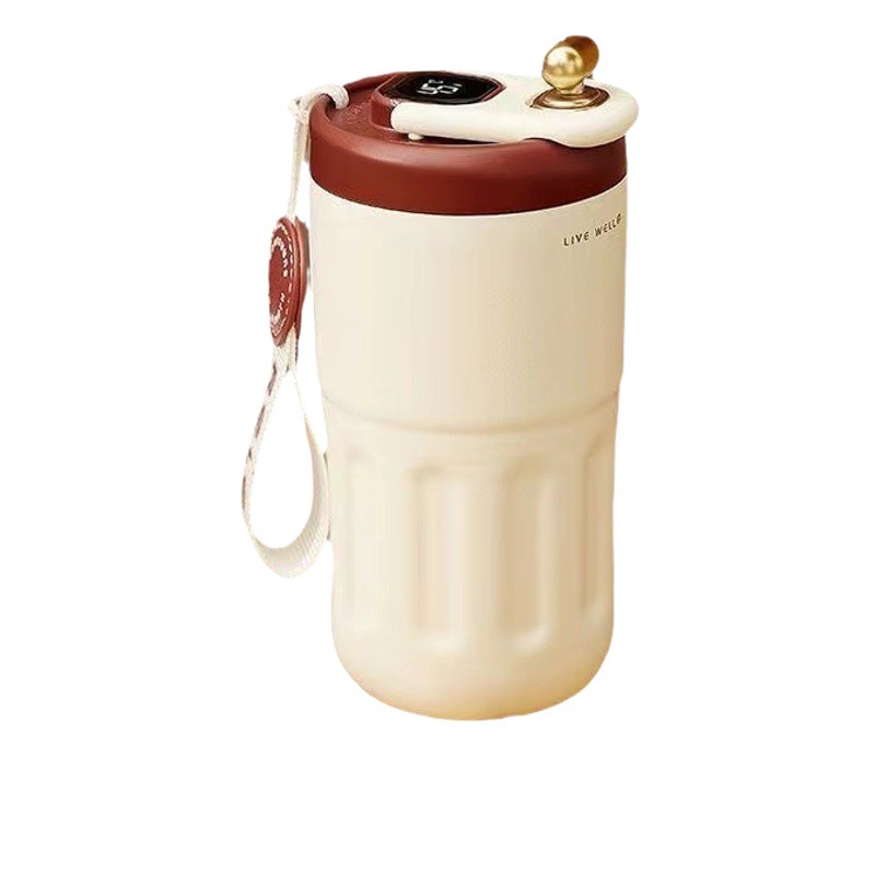 Nuevo biológico 316 taza de vacío de acero inoxidable portátil taza de vacío de café