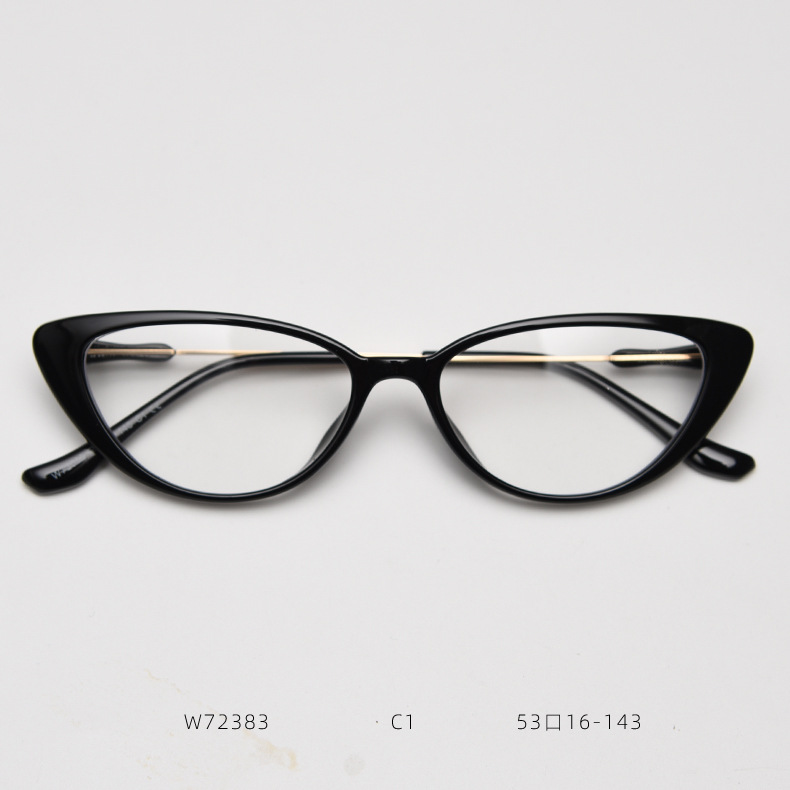 Retro Cat Eye Glasses Frames For Women Small Tr90 Stylish Specs_voghion.com