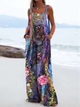 D 13332 Street Fashion Summer Dress ��ͷ���˳�ȹ �羳ŷ����
