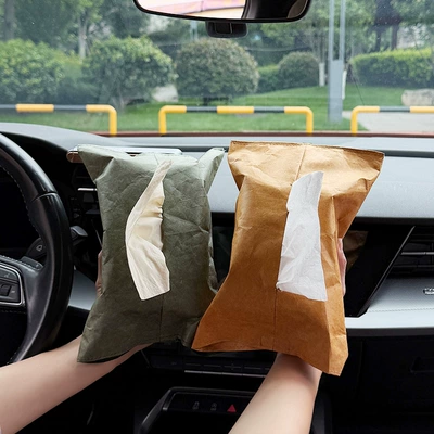 Tissue Bag Hanging Tissue Holder, Car tissue box/set