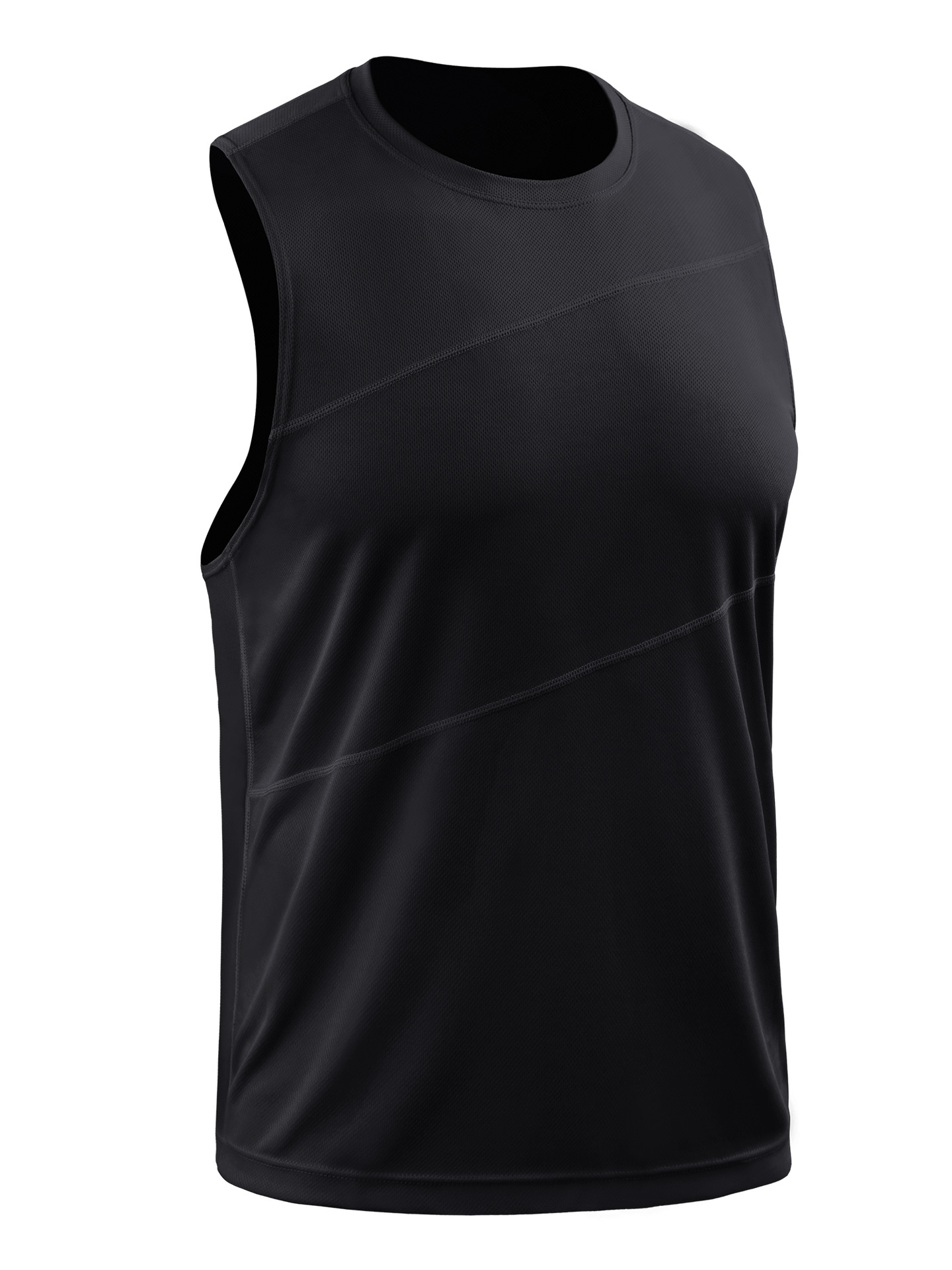 Maratón de verano chaleco deportivo de secado rápido chaleco sin mangas de los hombres corriendo entrenamiento de baloncesto Chaleco de fitness Suelto image 6