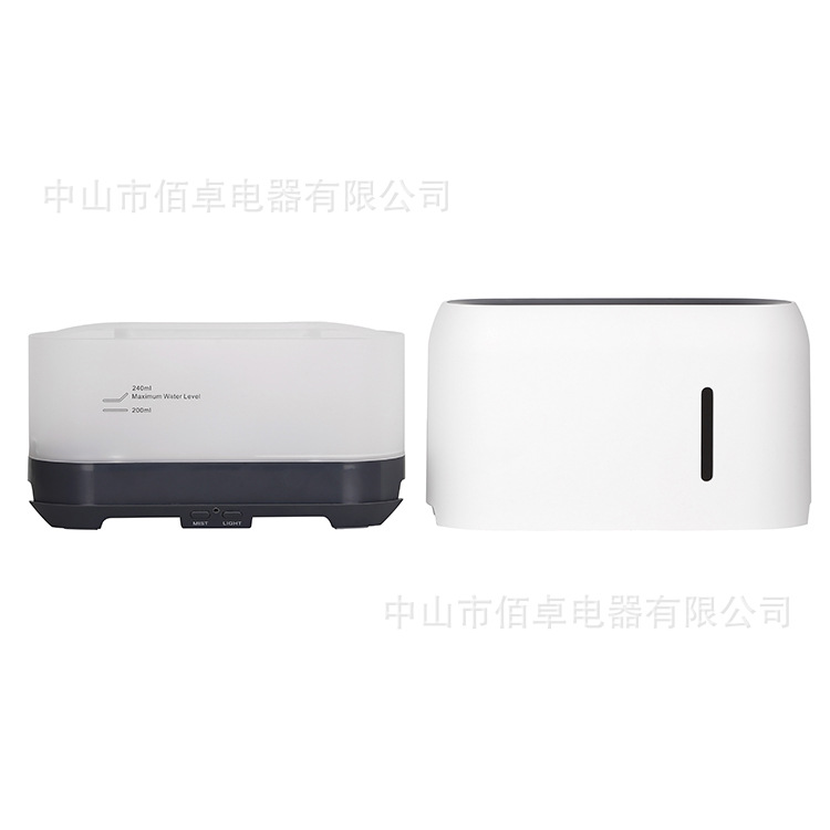 【热销火焰】跨境创意超声波火焰香薰机桌面木纹24V家用加湿器详情6