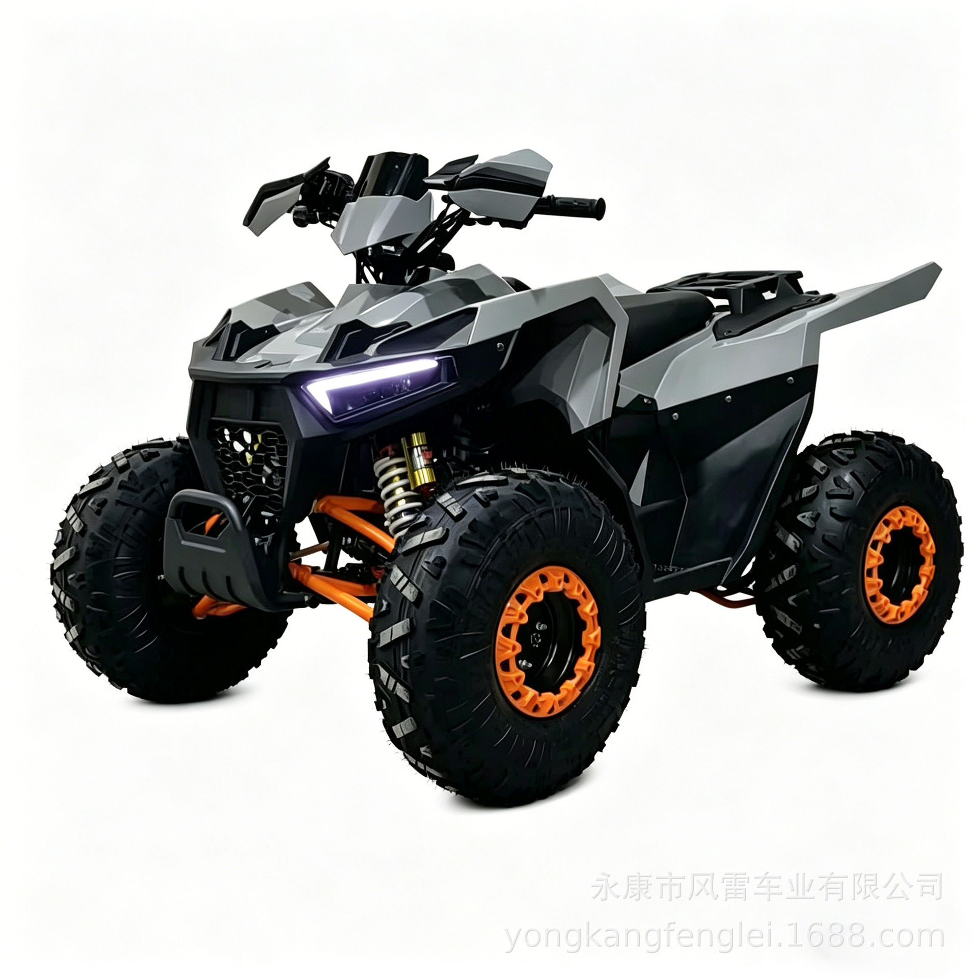 Cuatrimoto Todo Terreno 125cc/150cc de Hierro y Plástico, Inicio Eléctrico para Adultos y Niños