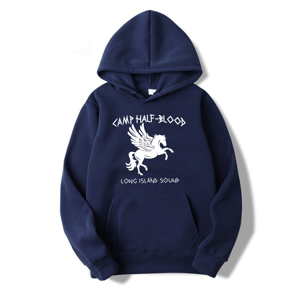Vintage Camp Half Blood Hoodie Percy Jackson Hooded