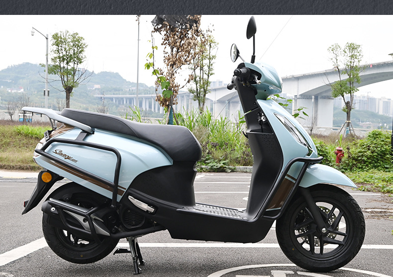 Suitable for Wuyang Honda Spacy125 motorcycle front and rear exhaust pipe guards, anti-fall bumpers, and pedal modification parts