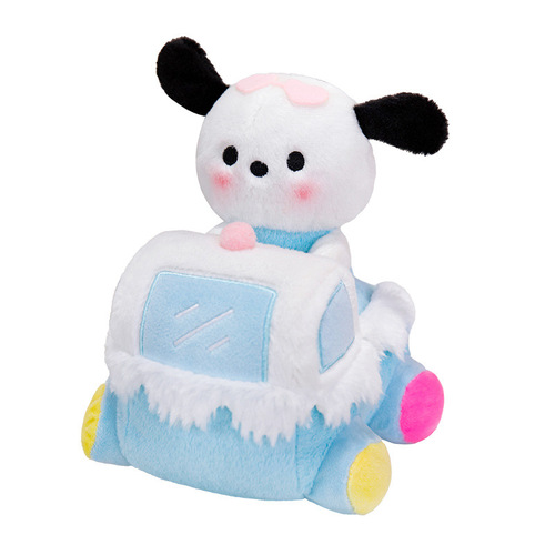 Hugable cute cartoon drip little car plush toy for children, sleep companion, comfort doll, girl heart healing plush toy